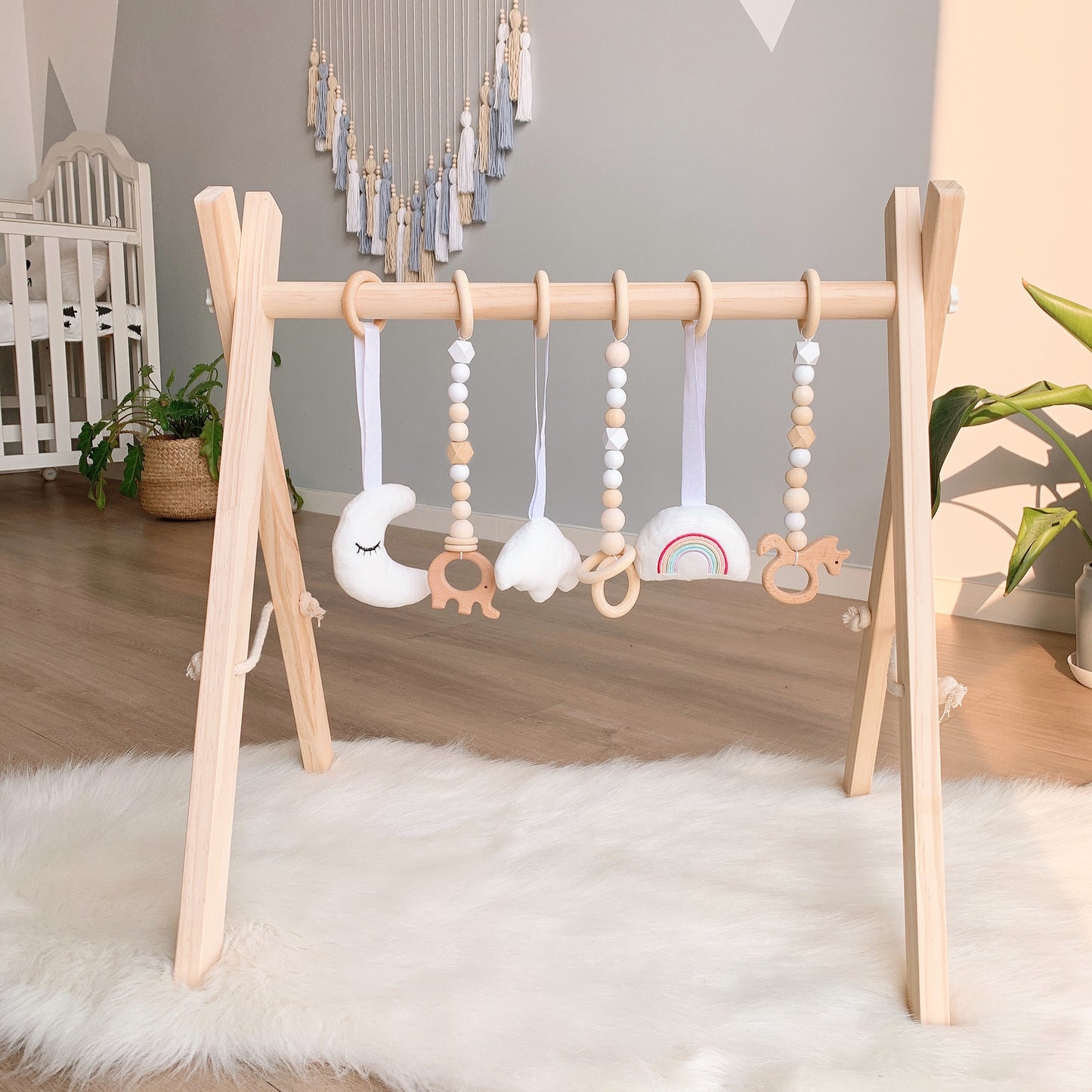 Wooden Play Gym Toys