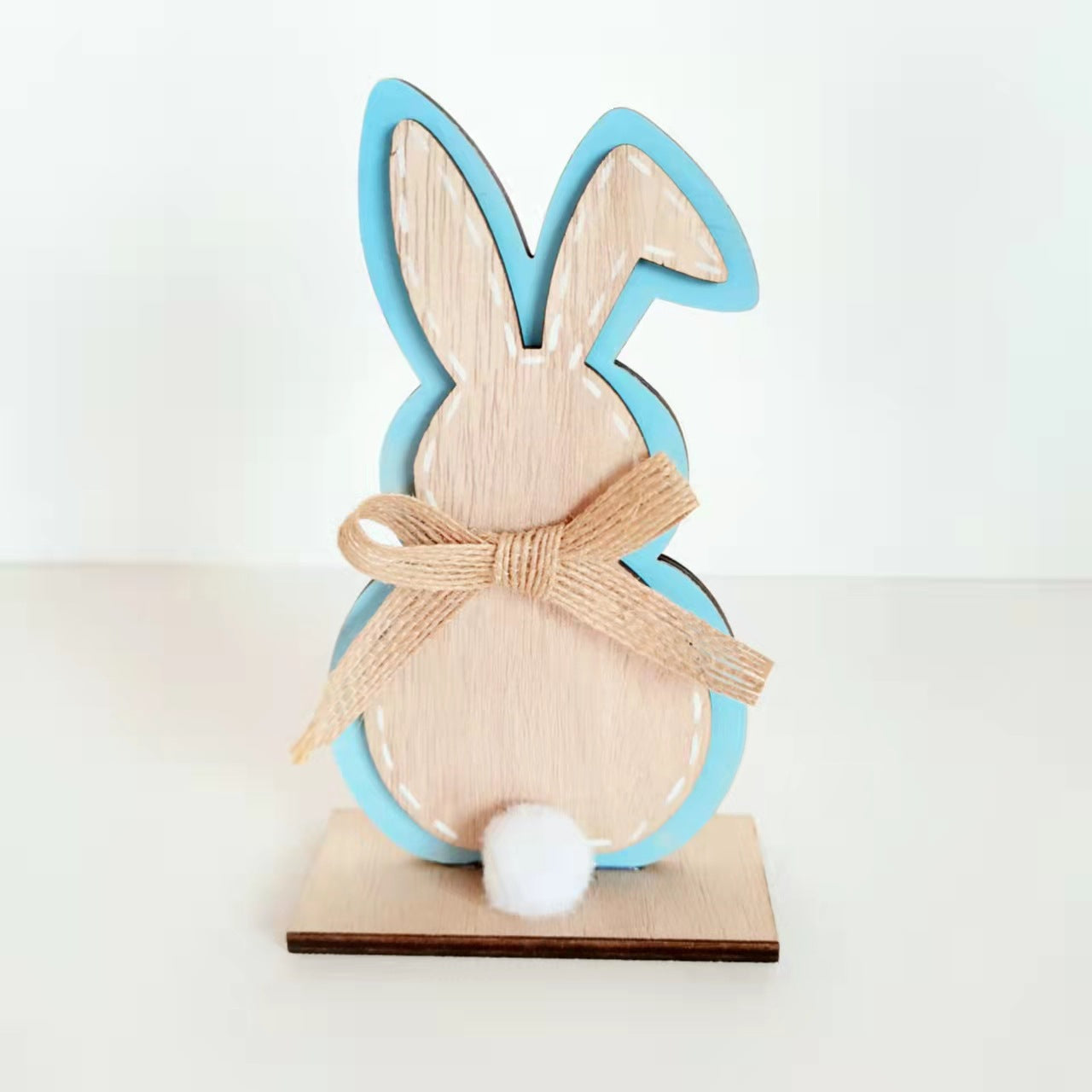 Easter Bunny Wood Decoration