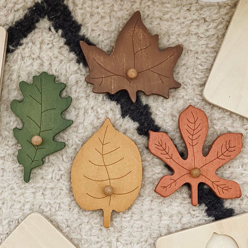 Wooden Leaf Puzzle