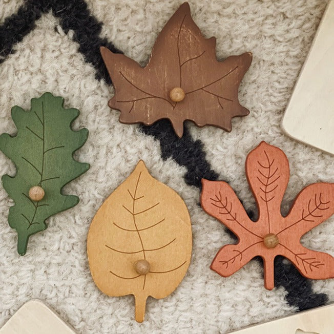 Wooden Leaf Puzzle