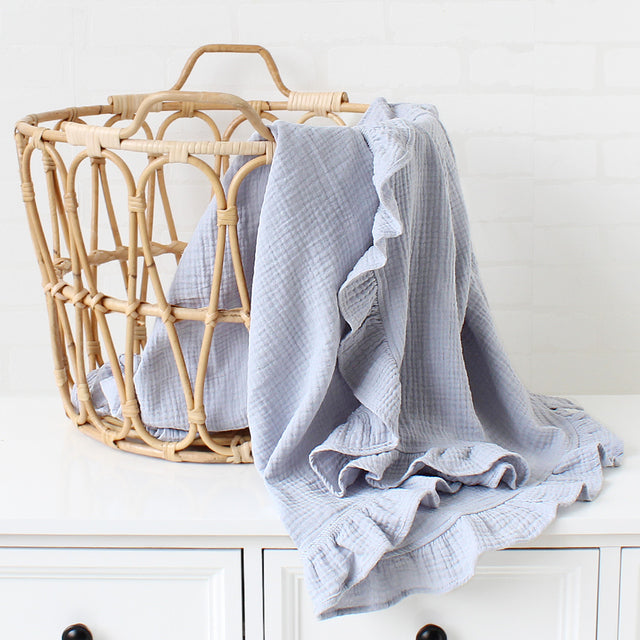 Ruffled Edge Blanket