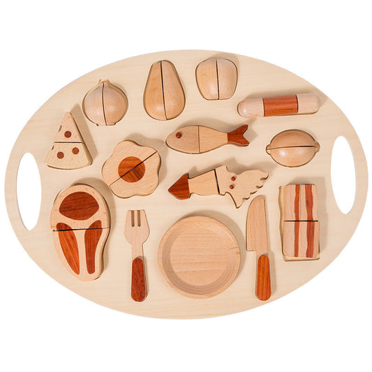 Velcro Breakfast Dramatic Play Set