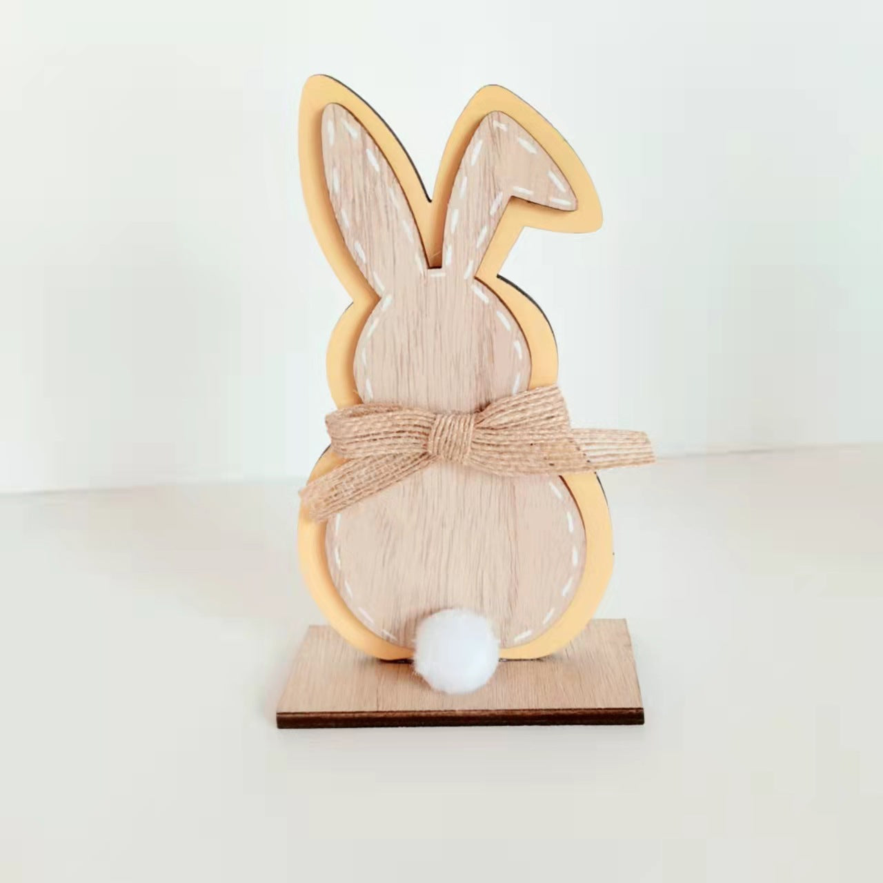 Easter Bunny Wood Decoration