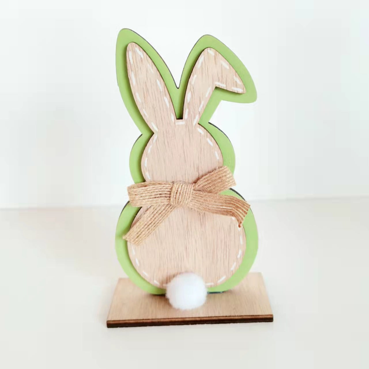 Easter Bunny Wood Decoration