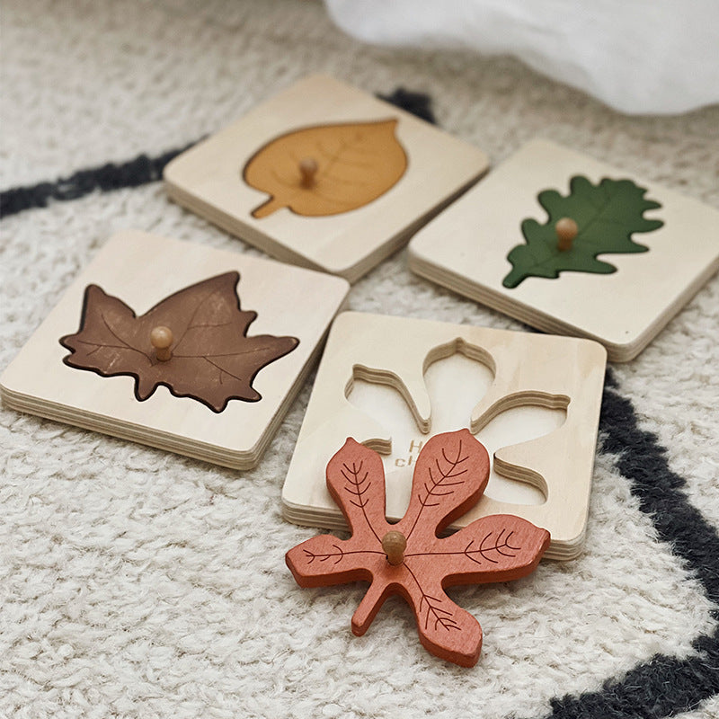 Wooden Leaf Puzzle