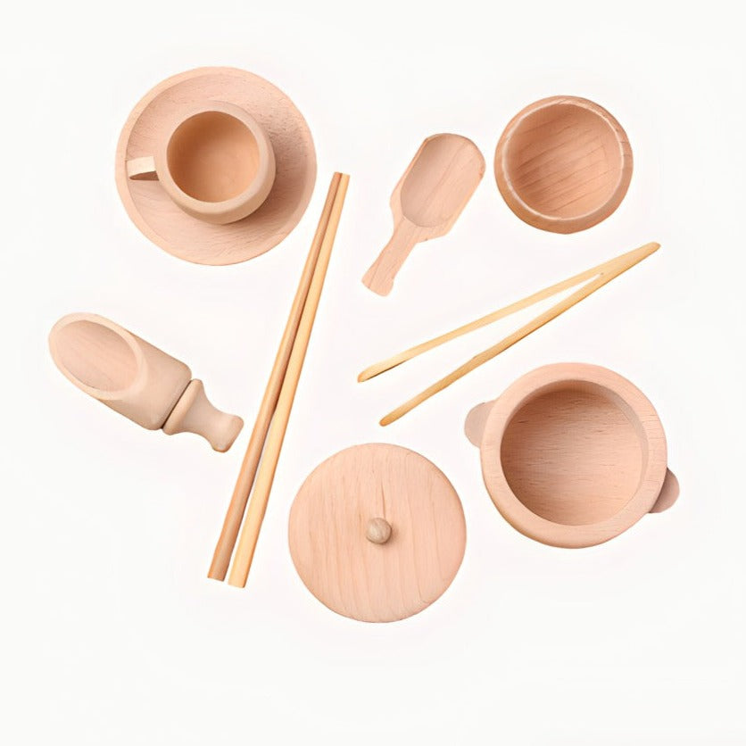 Small World Play - Sensory Wooden Set