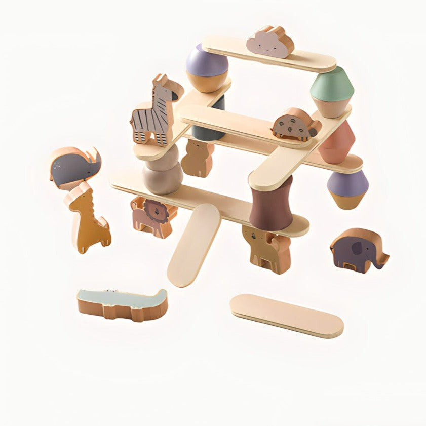 Wooden Balancing Set