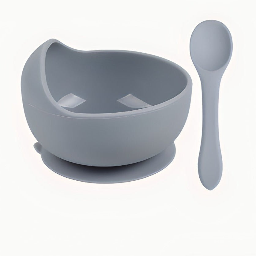 Silicone Suction Bowl And Spoon Set