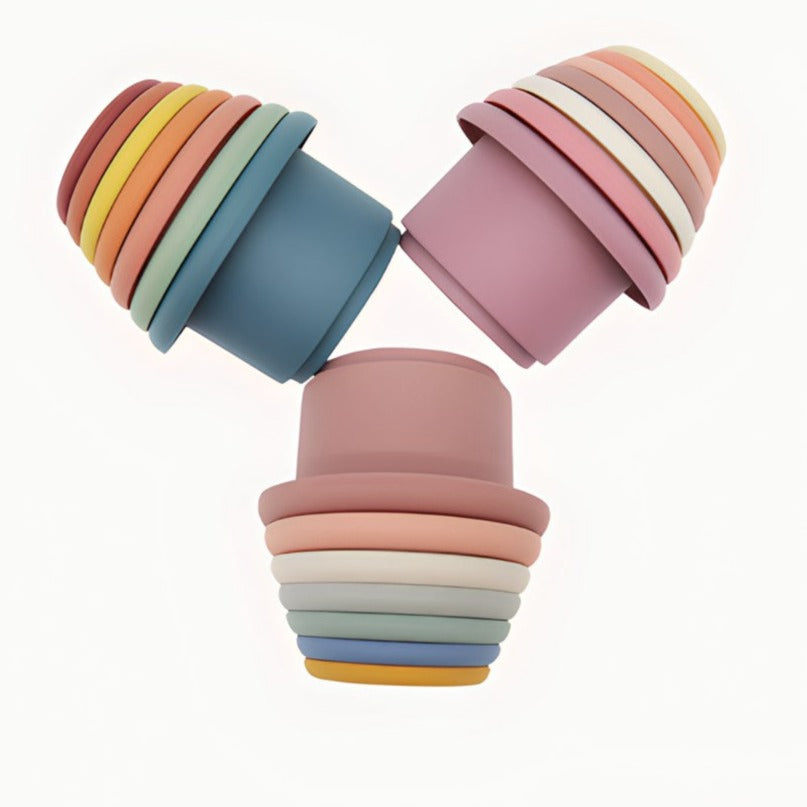 Silicone Stacking Cups