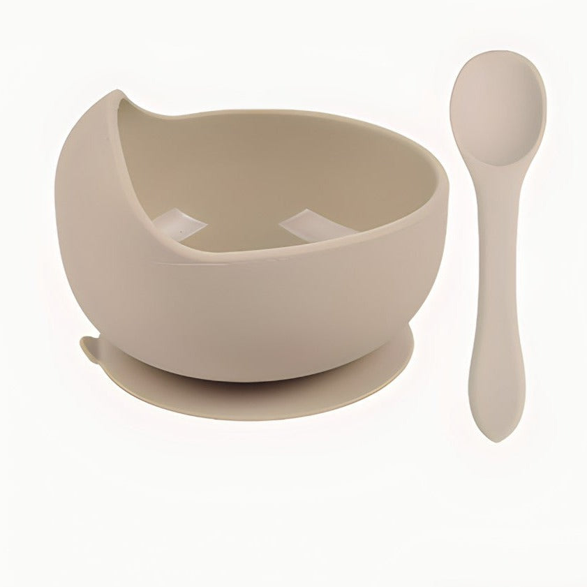 Silicone Suction Bowl And Spoon Set