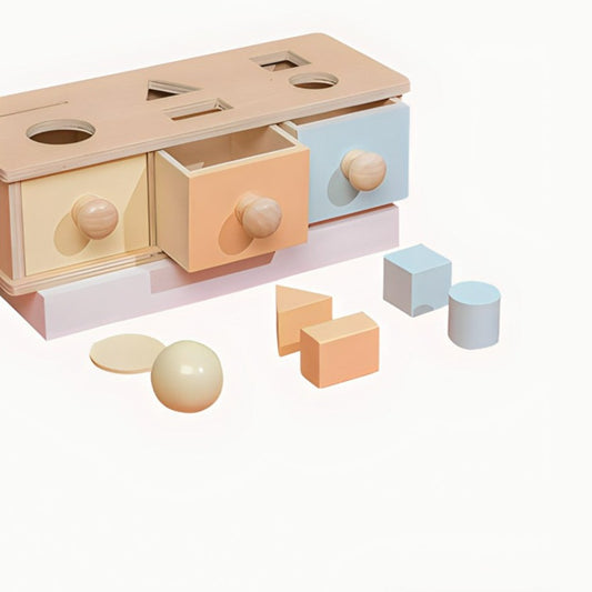 Wooden Montessori Drawer Target Box's