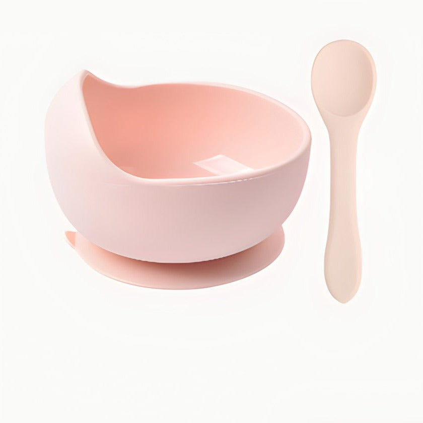 Silicone Suction Bowl And Spoon Set